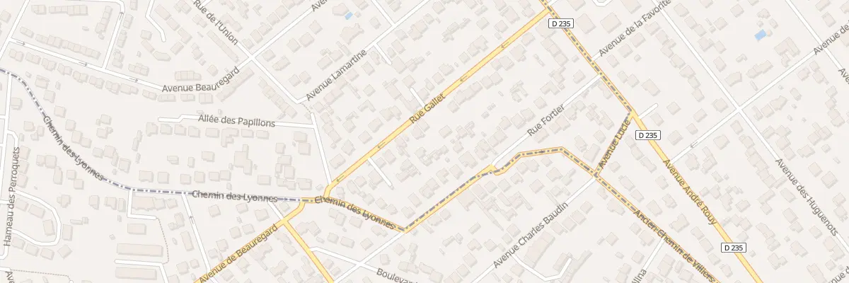 Plan du 19 Rue Gallet à Villiers-sur-Marne