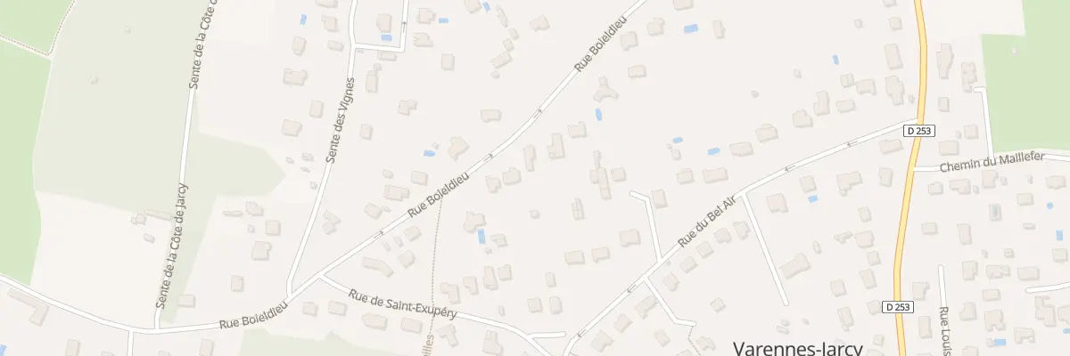 Plan du 25 Rue Boiëldieu à Varennes-Jarcy