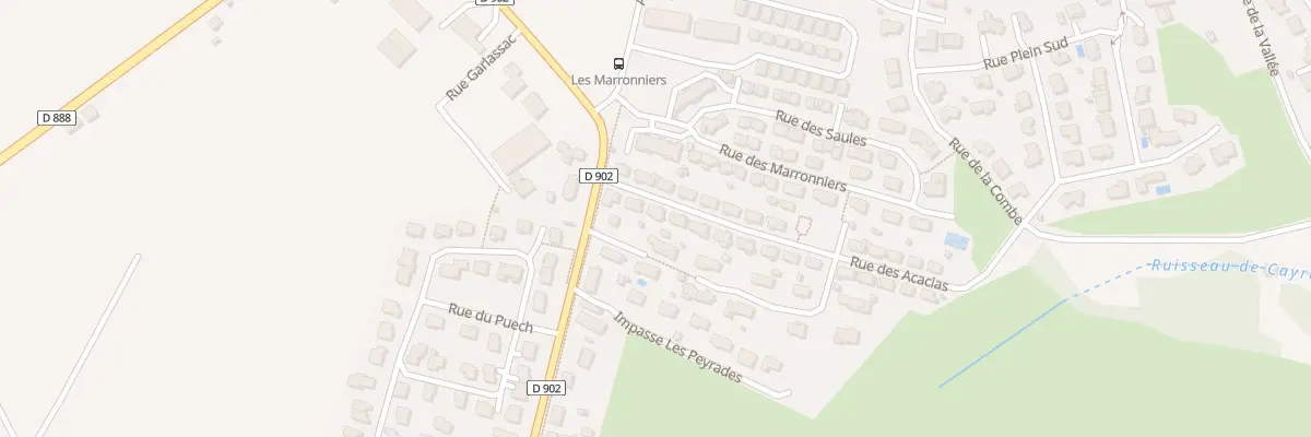 Plan du 28 Rue des Acacias à Luc-la-Primaube