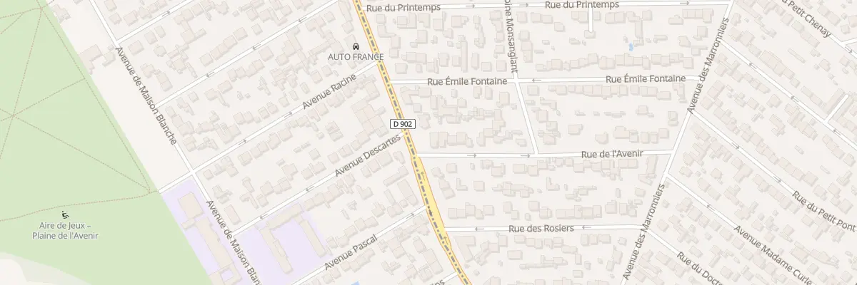 Plan du 42 Rue de l’Avenir à Gagny