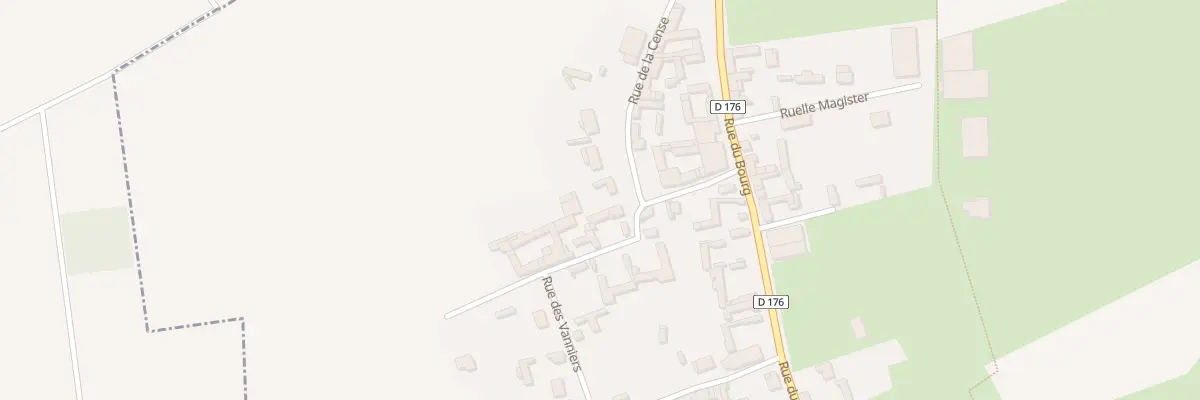 Plan du 1B Rue de la Cense à Bertrancourt