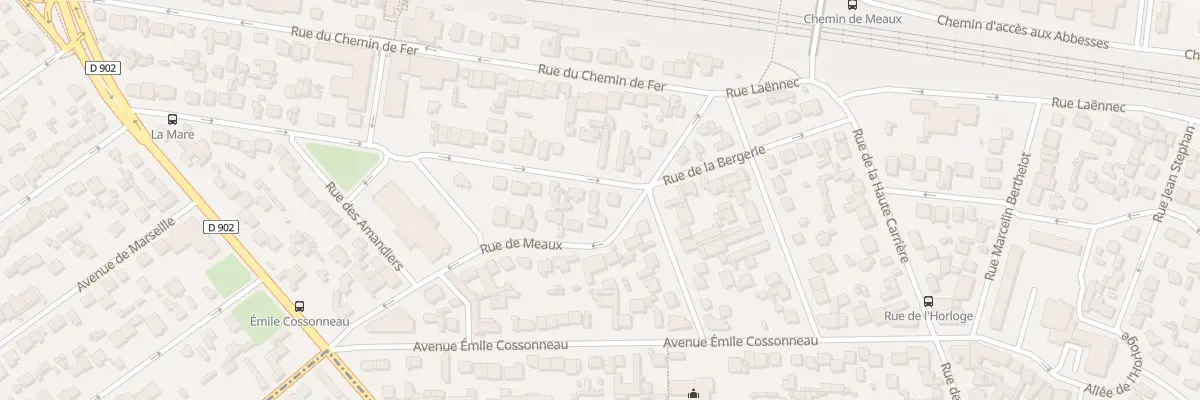 Plan du 1 Rue de la Mare à Gagny