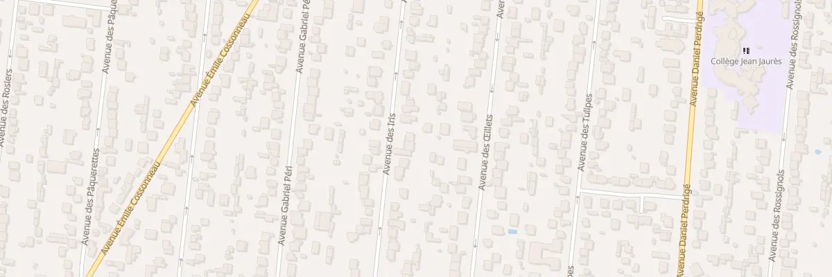 Plan du 47 Av des Iris à Montfermeil