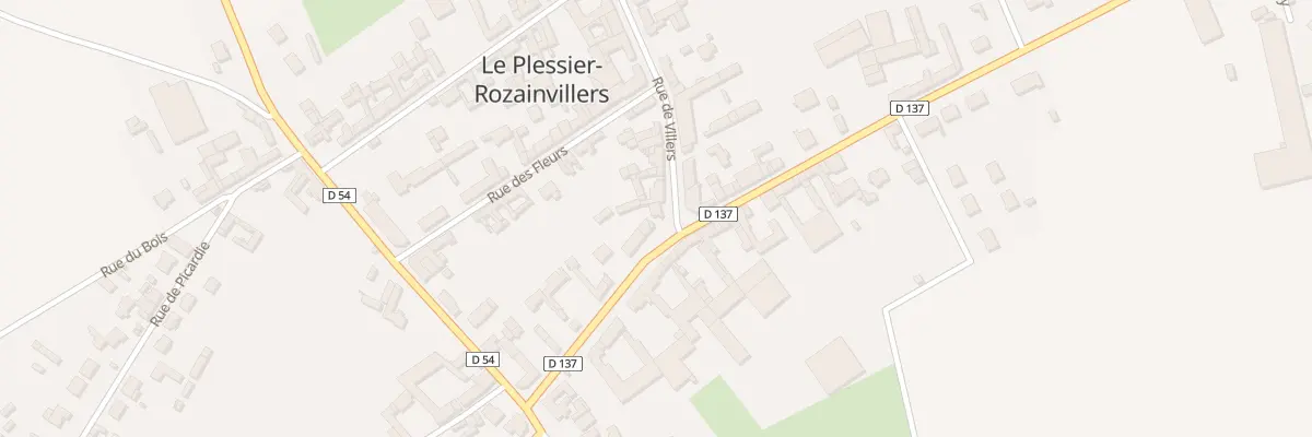 Plan du 15 Av des Acacias au Plessier-Rozainvillers
