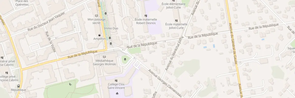 Plan du 48B Rue de la République à Noisy-le-Grand