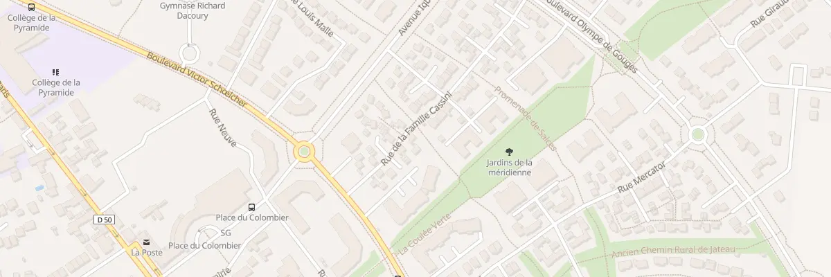 Plan du 12 Rue de la Famille Cassini à Lieusaint