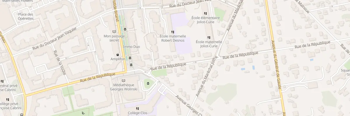 Plan du 37 Rue de la République à Noisy-le-Grand