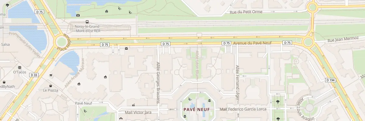 Plan du 18 Av du Pave Neuf à Noisy-le-Grand