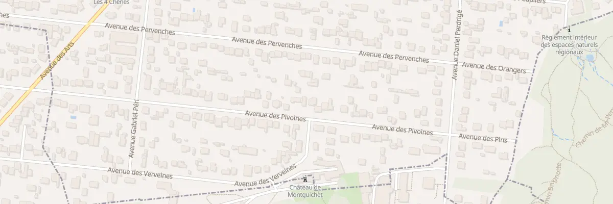 Plan du 44 Av des Pivoines à Montfermeil
