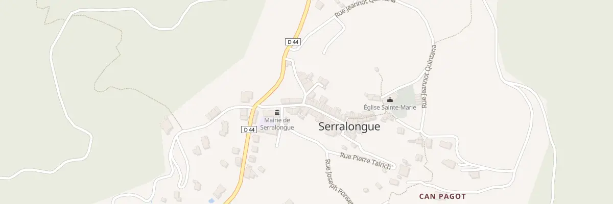 Plan du 5 Rue Abdon Poggi à Serralongue