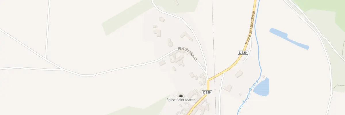 Plan du 149 Rue du Mesnil à Ayencourt