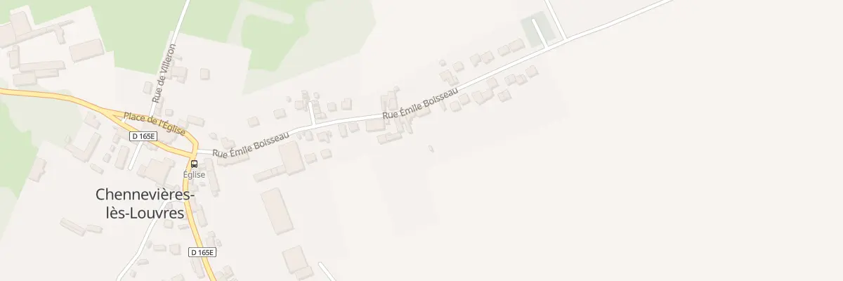 Plan du 20 Rue Emile Boisseau à Chennevières-lès-Louvres