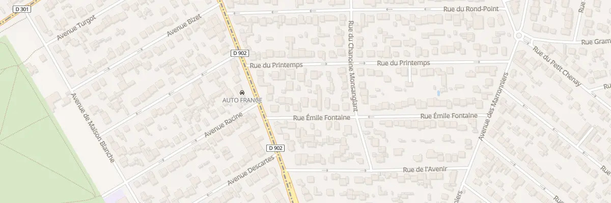 Plan du 44 Rue Emile Fontaine à Gagny