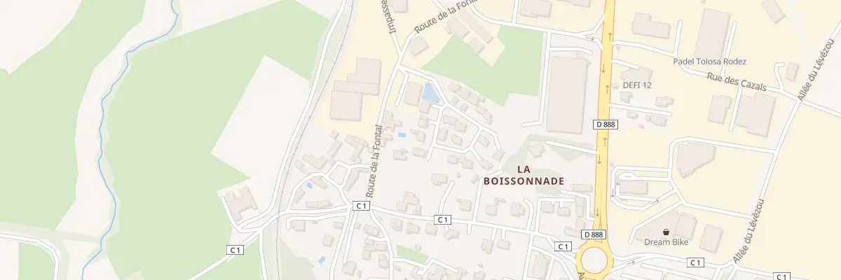 Plan du 6 Rue des Landes à Luc-la-Primaube