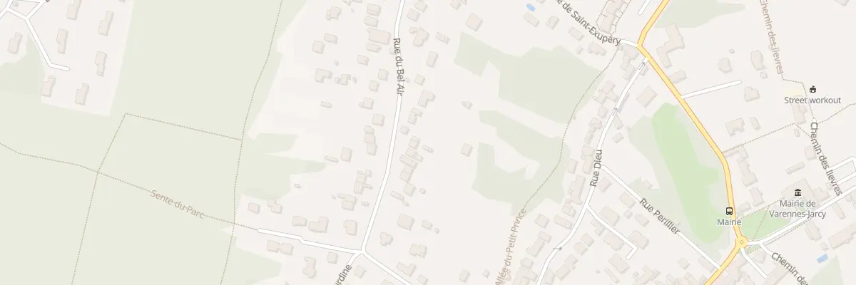 Plan du 26 Rue du Bel Air à Varennes-Jarcy