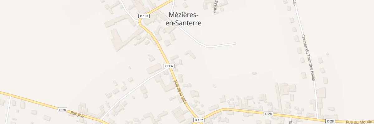 Plan du 7 Rue de la Ville à Mézières-en-Santerre