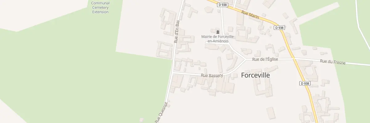 Plan du 10 Rue Bassery à Forceville