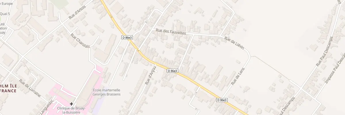 Plan du 397 Rue Louis Dussart à Bruay-la-Buissière