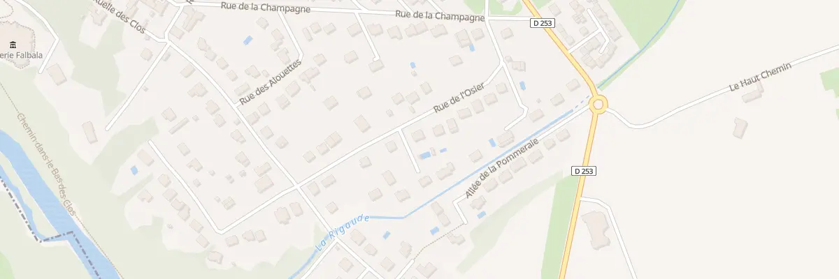 Plan du 10 Rue de l’Osier à Périgny