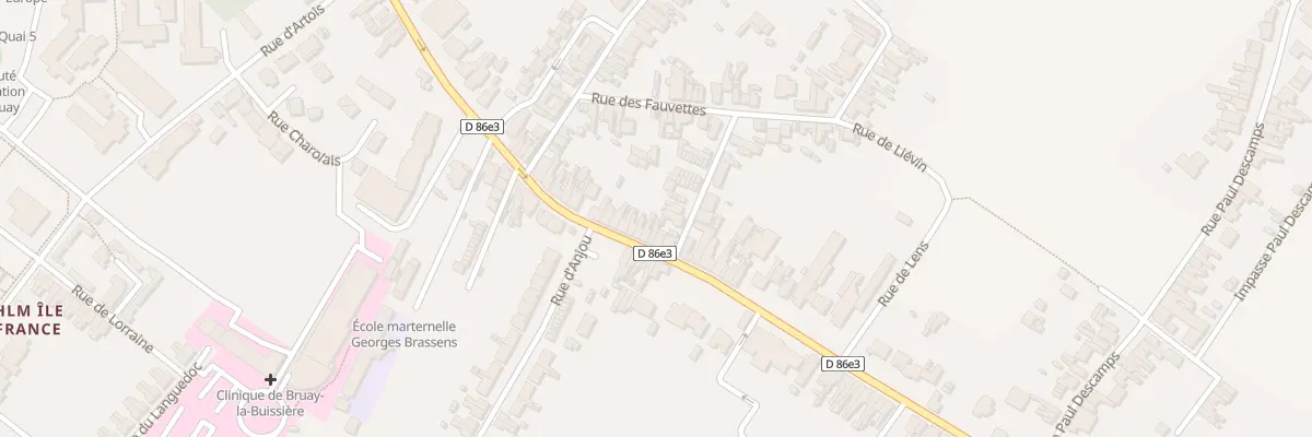 Plan du 403 Rue Louis Dussart à Bruay-la-Buissière