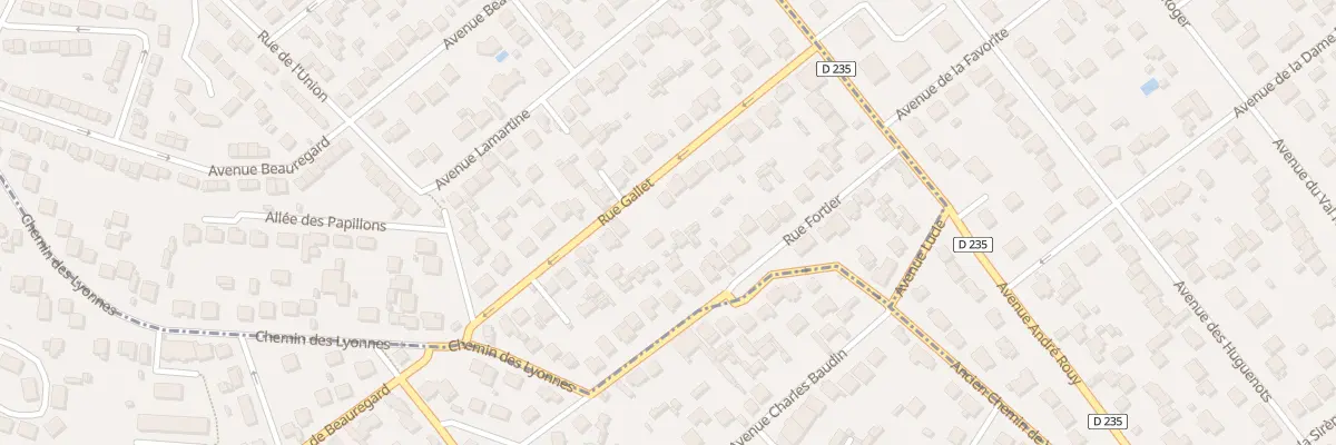Plan du 13 Rue Gallet à Villiers-sur-Marne
