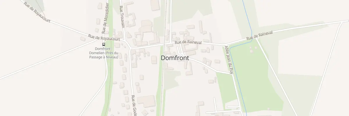 Plan du 2 Rue de l’Eglise à Domfront