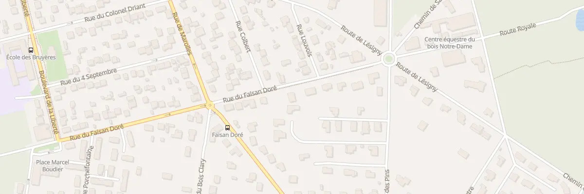 Plan du 36 Rue Faisan Dore à Sucy-en-Brie