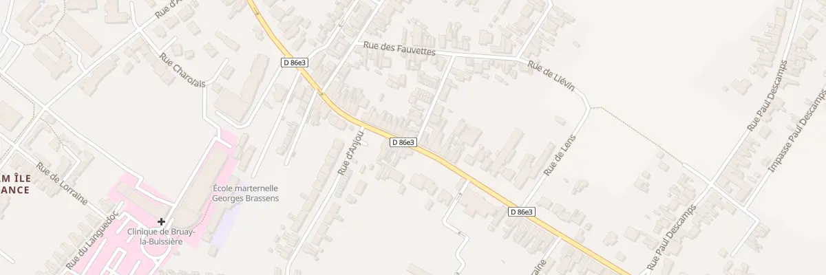 Plan du 423 Rue Louis Dussart à Bruay-la-Buissière