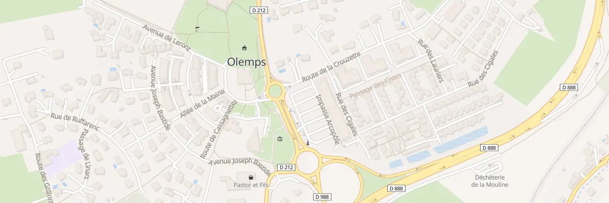 Plan du 2 Rue des Cigales à Olemps