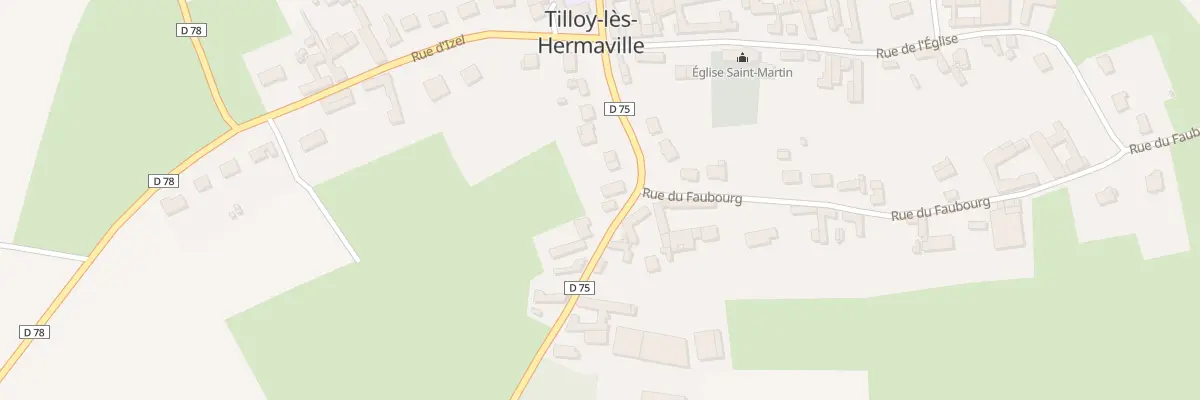 Plan du 9 Rue d’Avesnes le Comte à Tilloy-lès-Hermaville