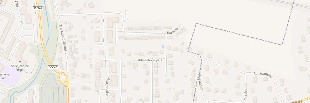 Plan du 14 Rue des Vergers à Saint-Fargeau-Ponthierry