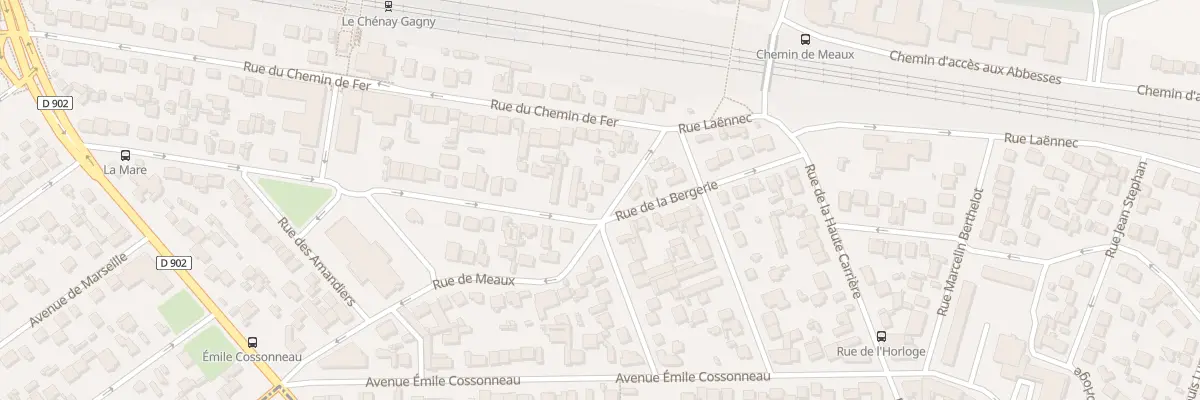 Plan du 23 Rue de Meaux à Gagny