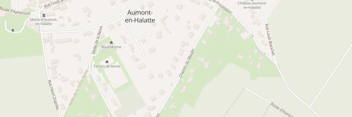 Plan du 8B Che du Moulin à Aumont-en-Halatte