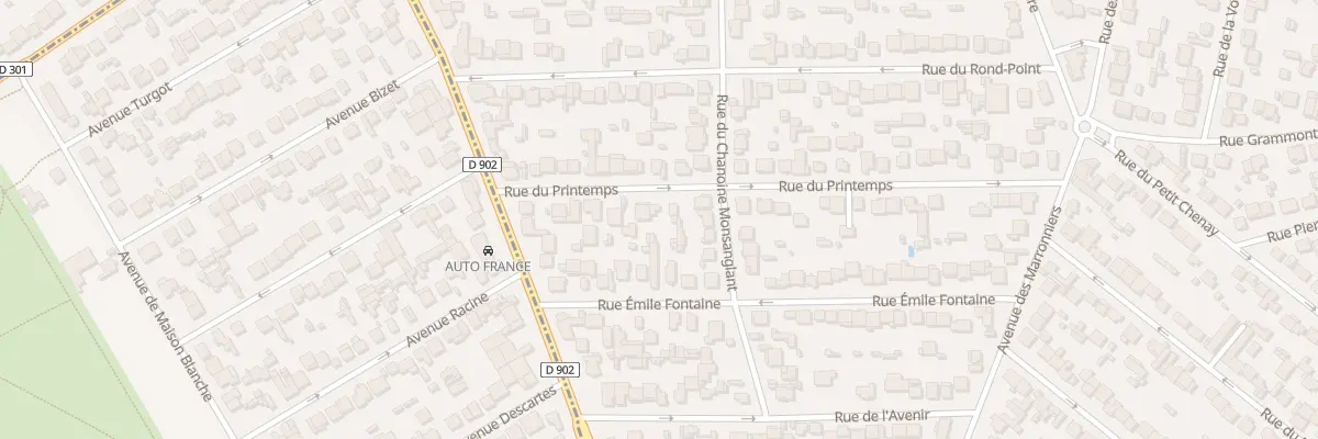 Plan du 57 Rue du Printemps à Gagny