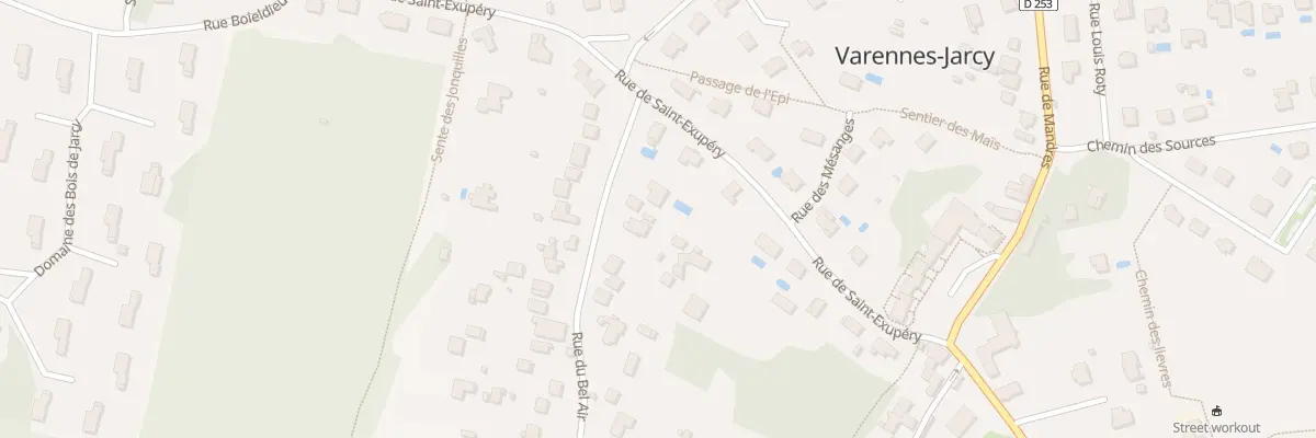 Plan du 54 Rue du Bel Air à Varennes-Jarcy