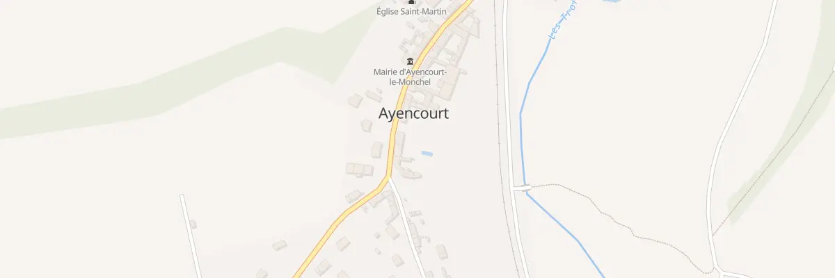 Plan du 229 Rte de Montdidier à Ayencourt