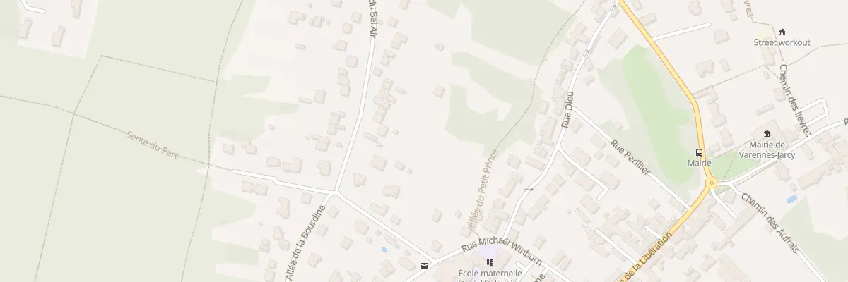 Plan du 16 Rue du Bel Air à Varennes-Jarcy