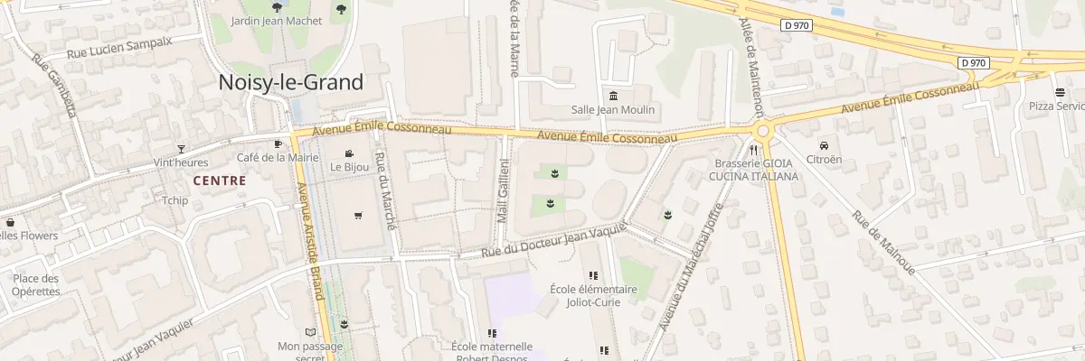 Plan du 22 Av Emile Cossonneau à Noisy-le-Grand
