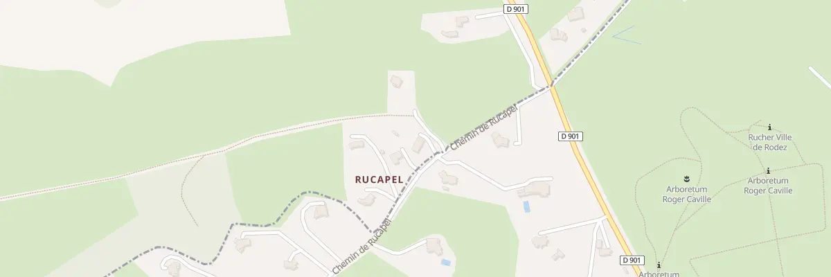 Plan du 170 Che de Rucapel à Salles-la-Source