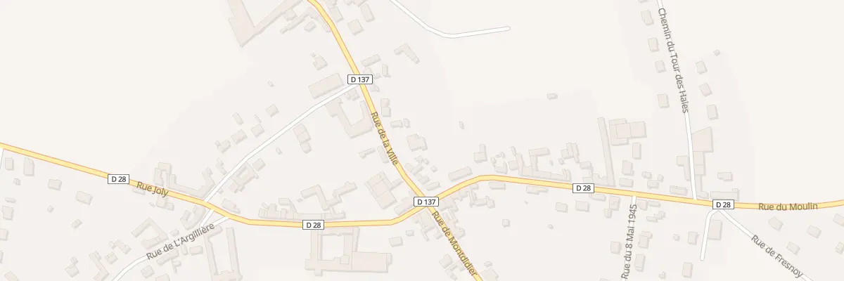 Plan du 19 Rue de la Ville à Mézières-en-Santerre