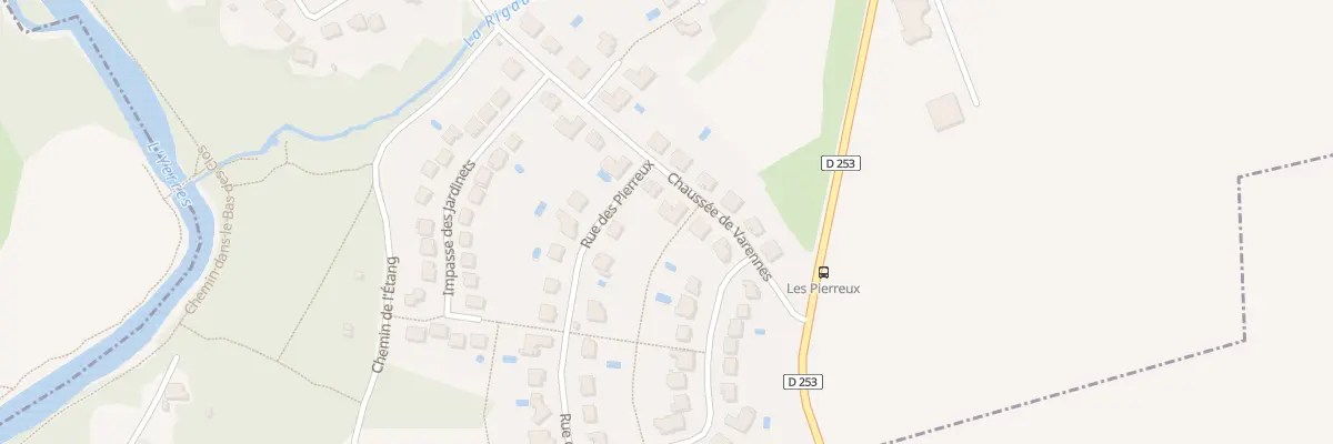 Plan du 14 Vc de Varennes à Périgny