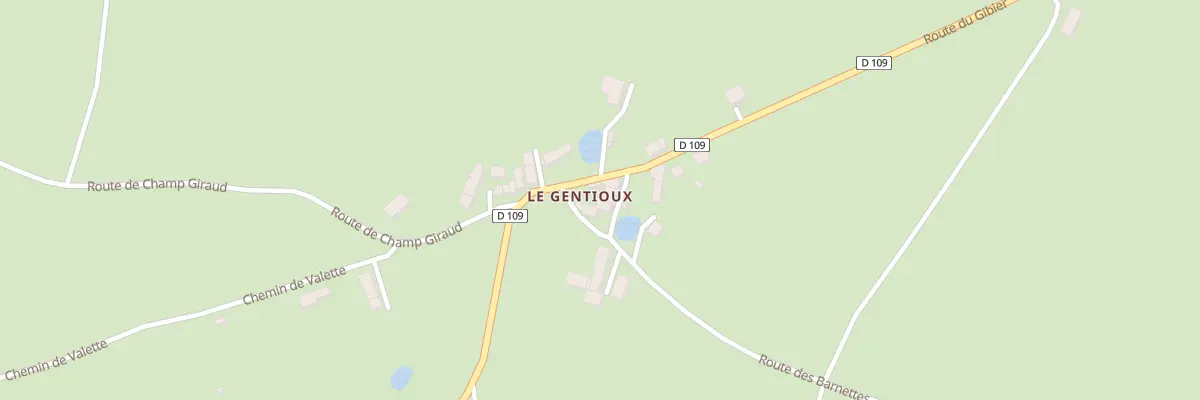 Plan du 5205 Le Gentioux à La Petite-Marche