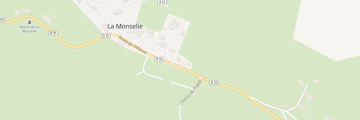 Plan du 5040 Le Bourg à La Monselie