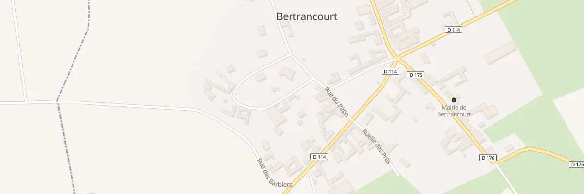 Plan du 3 Rue Tournante à Bertrancourt
