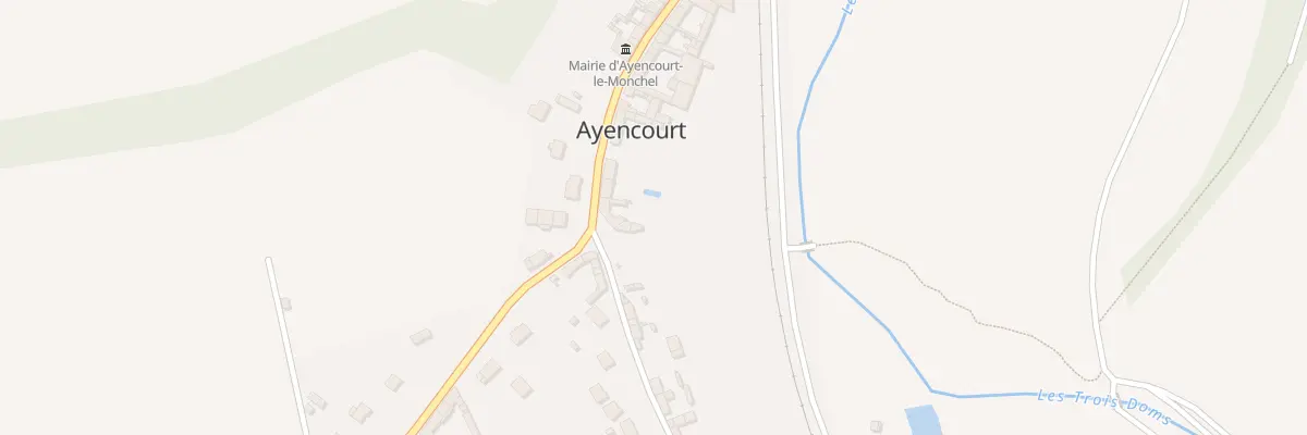 Plan du 279 Rue de Paris à Ayencourt