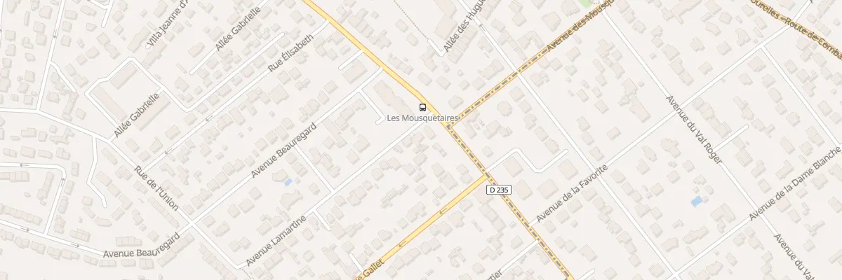 Plan du 1B Av Lamartine à Villiers-sur-Marne