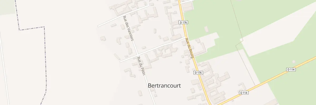 Plan du 7 Rue Sainte Marguerite à Bertrancourt