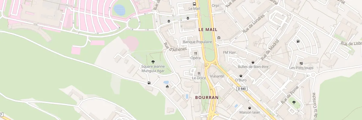 Plan du 3 Rue d’Athenes à Rodez
