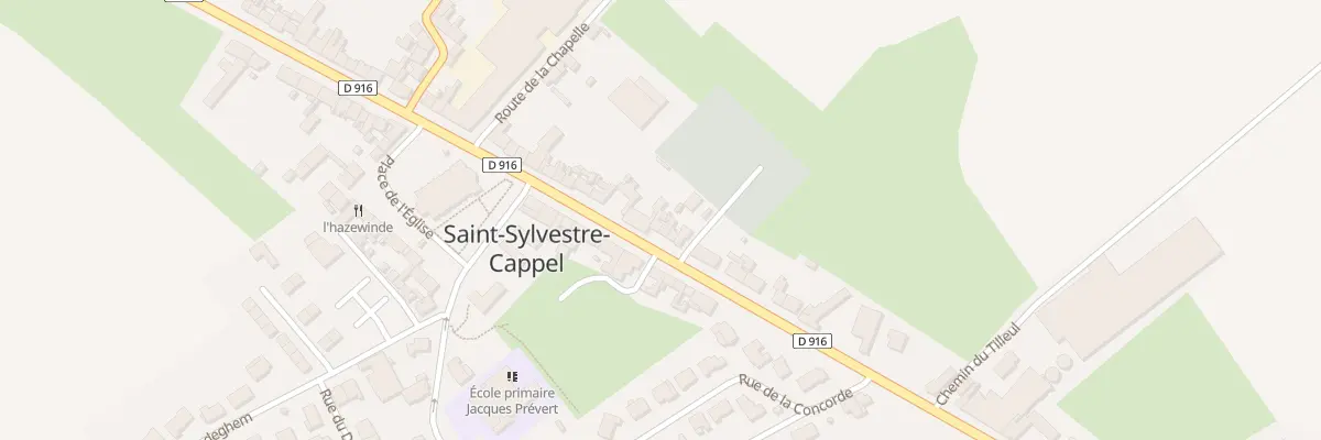 Plan du 75 Rte Nationale à Saint-Sylvestre-Cappel