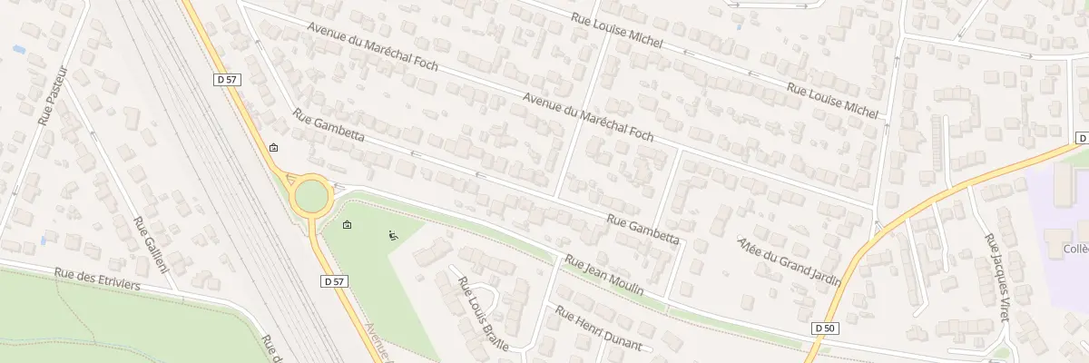 Plan du 43 Rue Gambetta à Combs-la-Ville